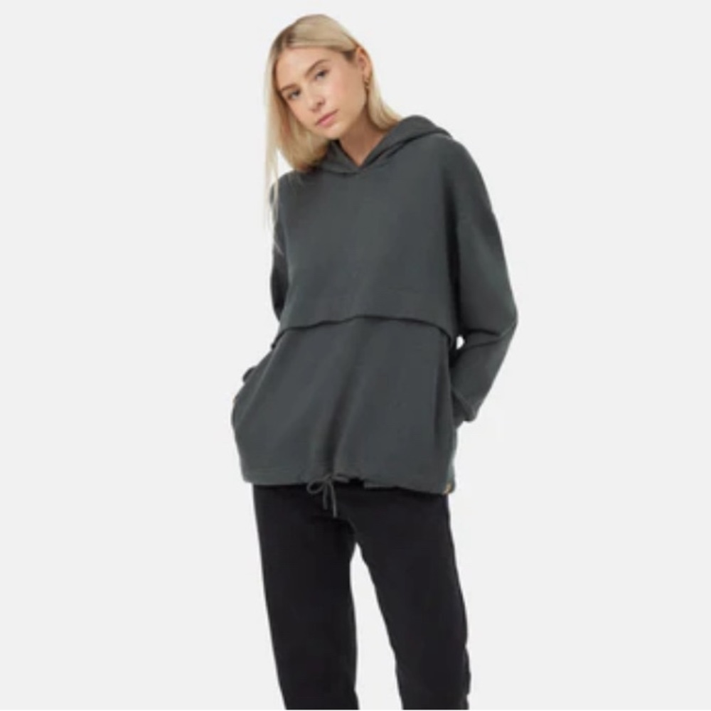 NWT Tentree TreeTerry Seamed Hoodie in Urban Green